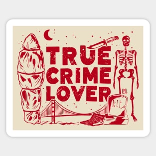 True Crime Lover Sticker